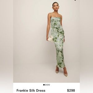 Reformation Frankie Silk Dress size 6